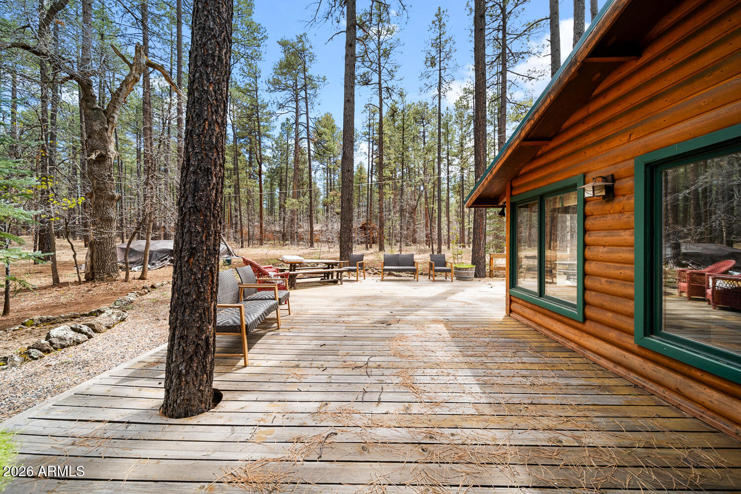 2539 Butterfly Lane Pinetop, AZ 85935 - Photo 56 of 61 a view of outdoor space with seating area