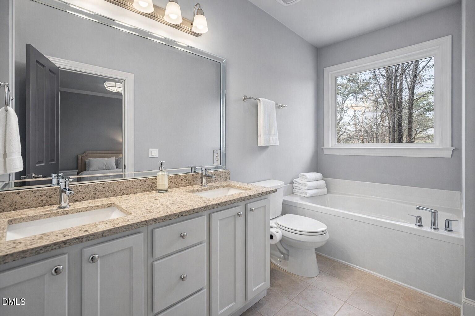 132 Ashton Hall Lane Raleigh, NC 27609 - Photo 17 of 24 Primary Bathroom