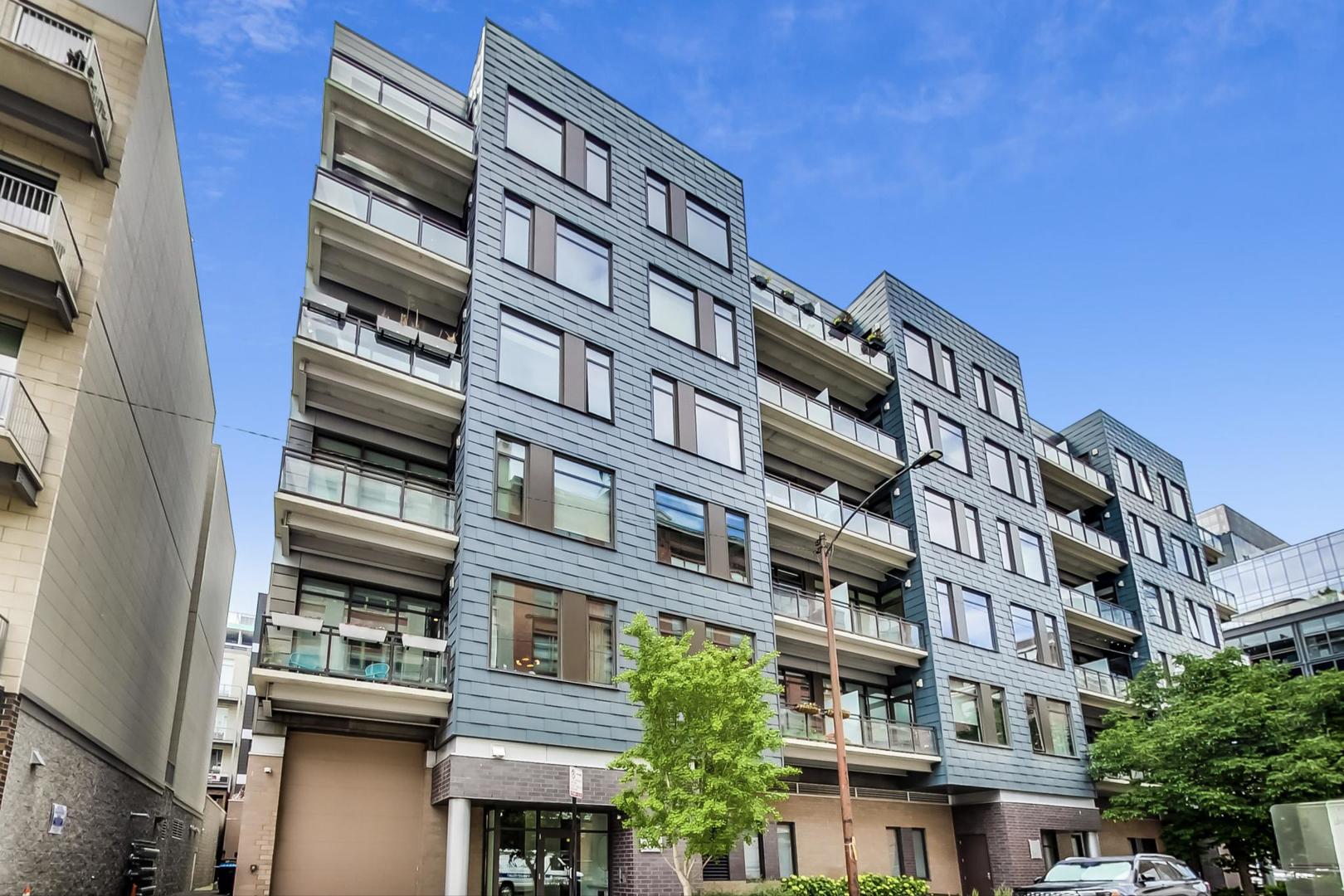 a front view of a building