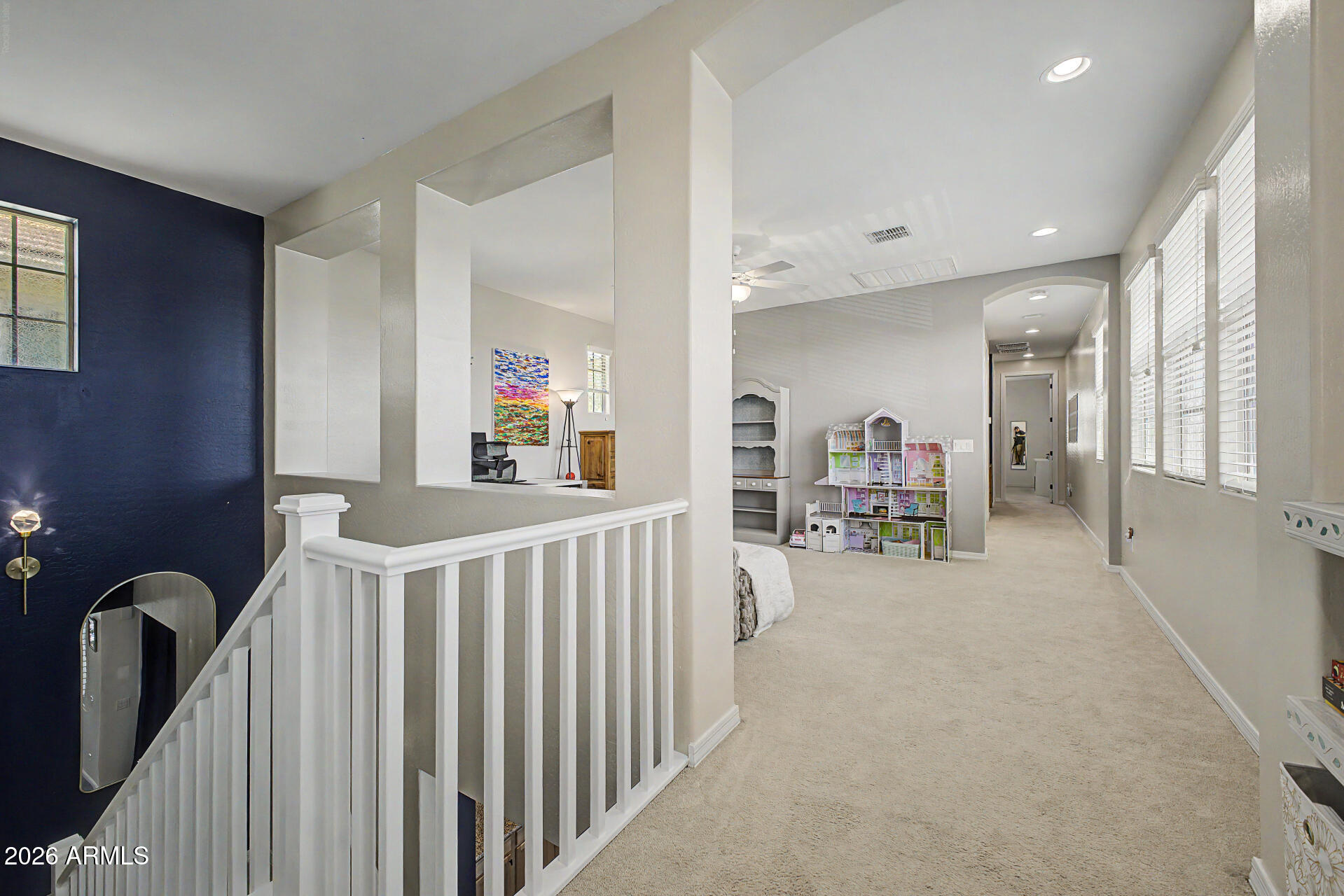 3940 East Turley Street Gilbert, AZ 85295 - Photo 26 of 50 a view of a hallway with workspace