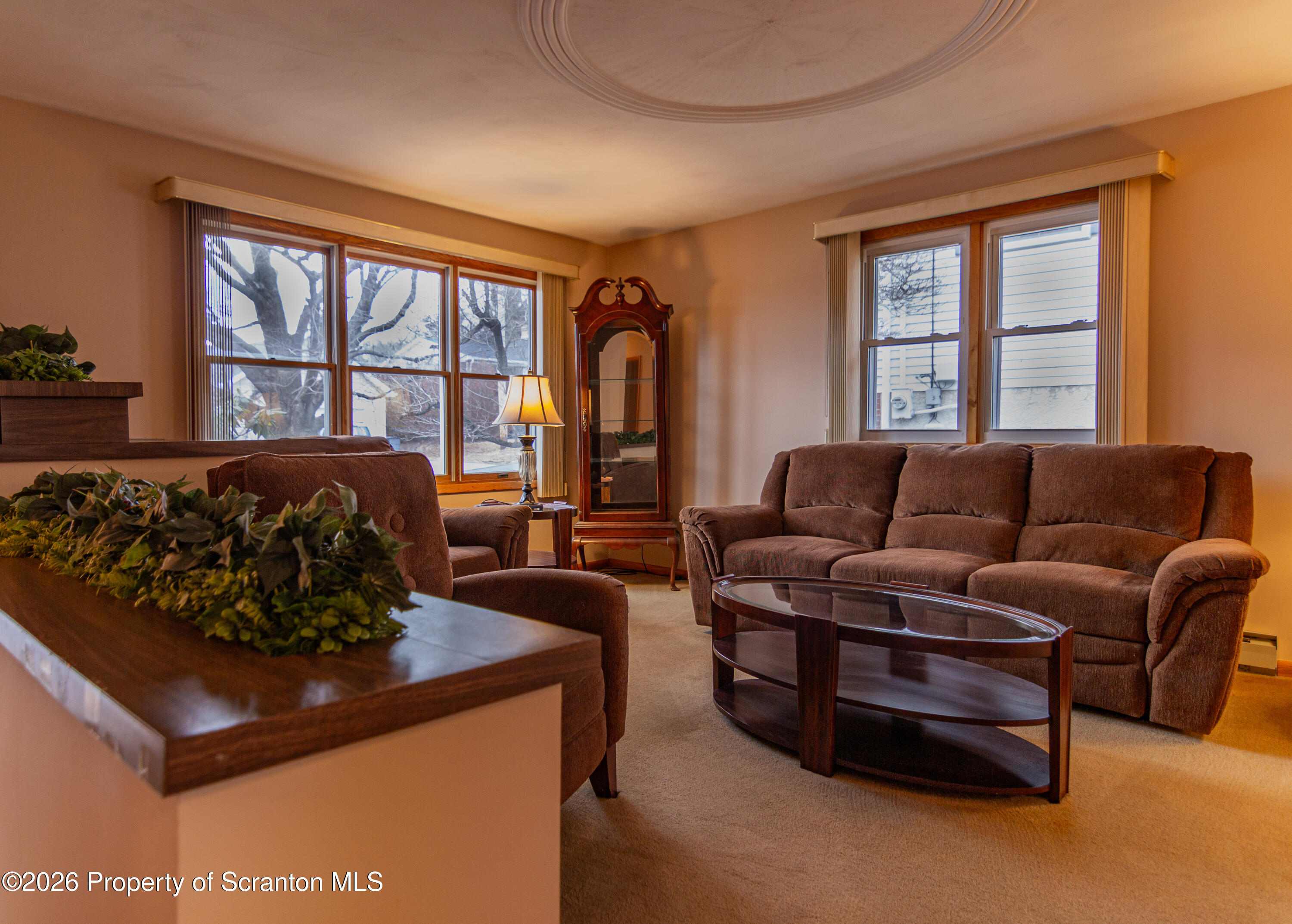 1215 Mine Street Old Forge, PA 18518 - Photo 24 of 34 a living room with furniture and a large window