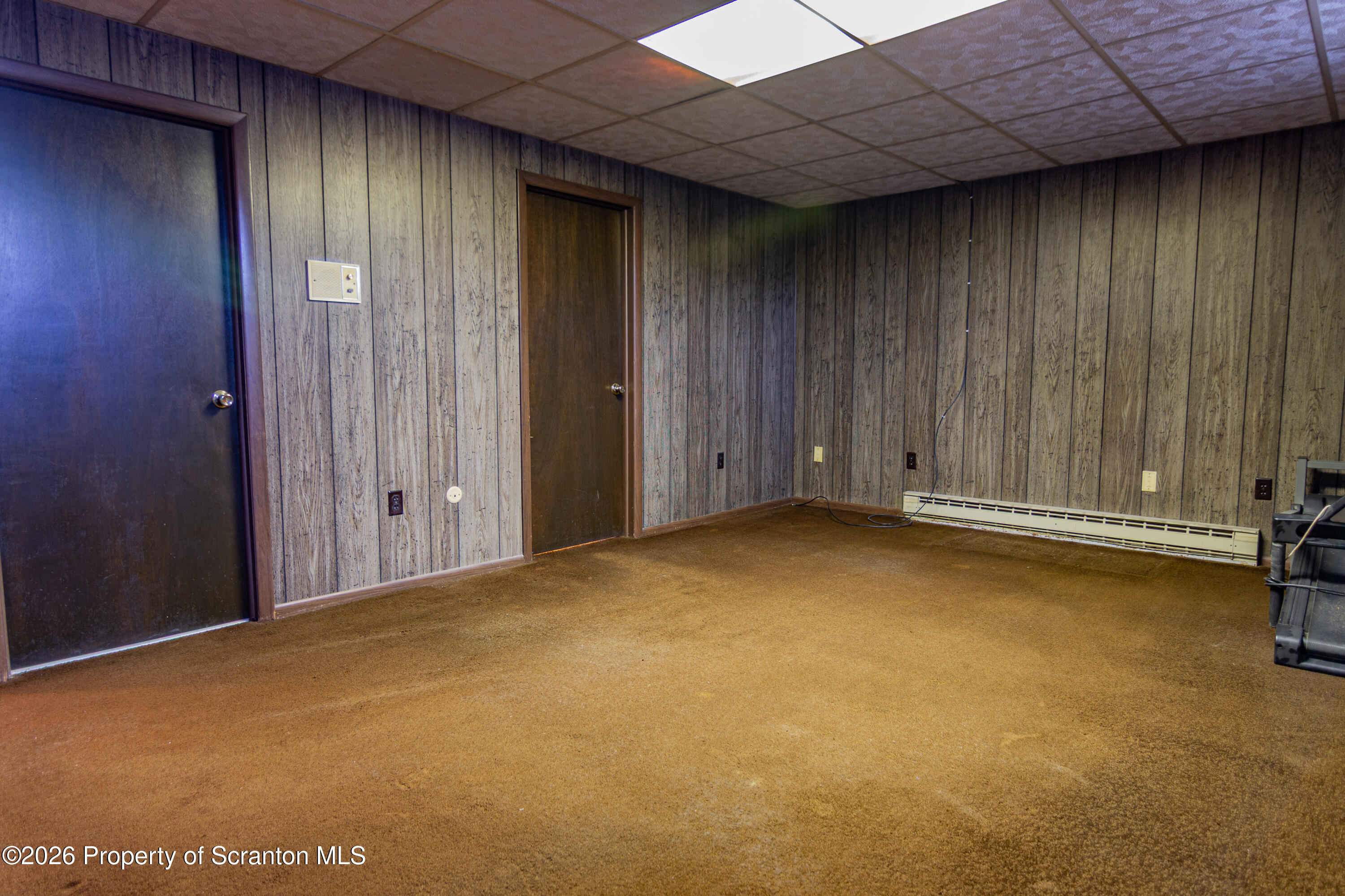 1215 Mine Street Old Forge, PA 18518 - Photo 27 of 34 a view of a room with wooden walls