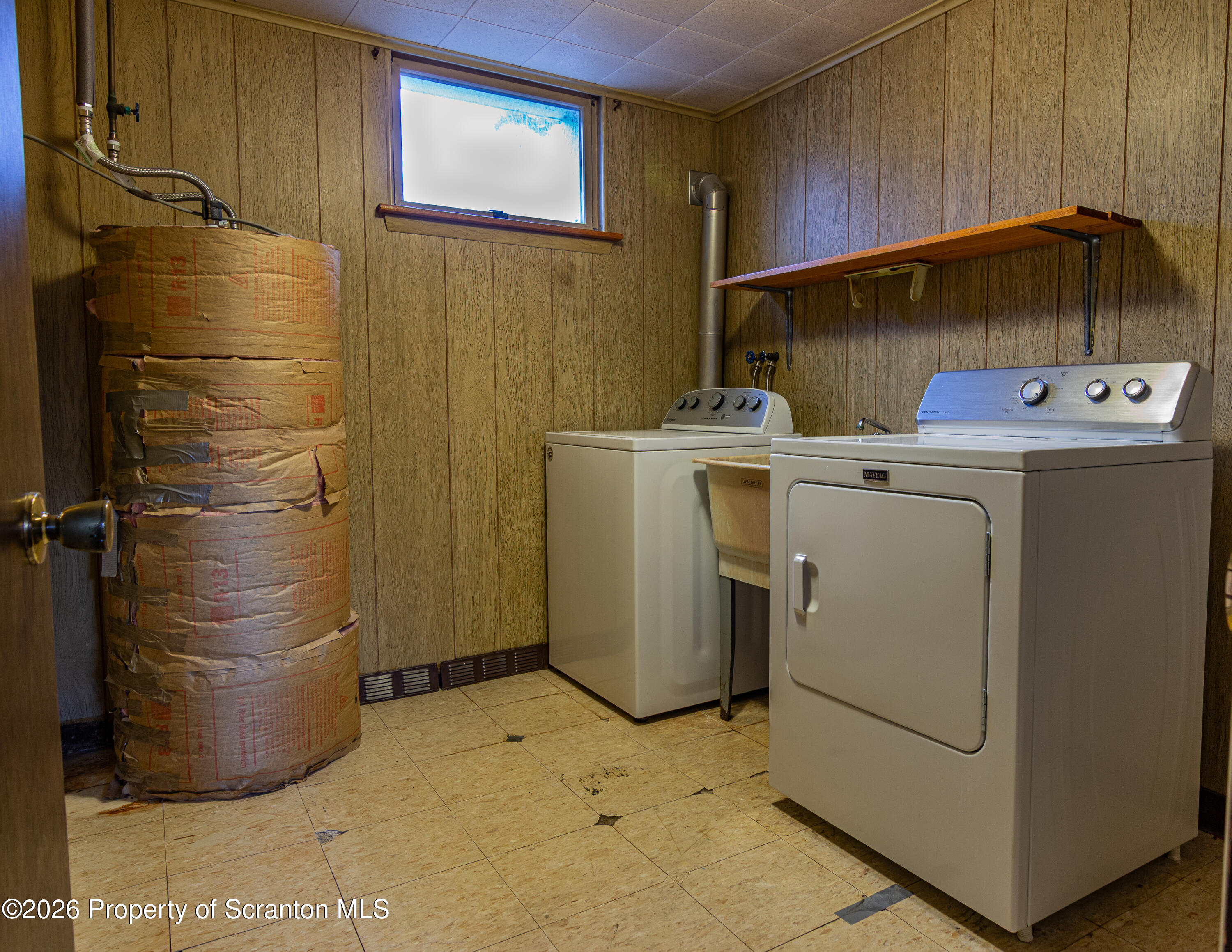 1215 Mine Street Old Forge, PA 18518 - Photo 29 of 34 a utility room with dryer and washer
