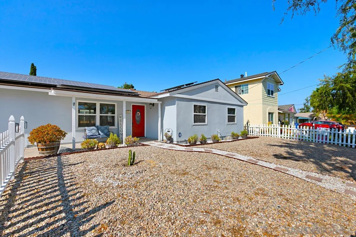 9452 Pike Road Santee, CA 92071 - Photo 1 of 26 a house view with a sitting space and garden
