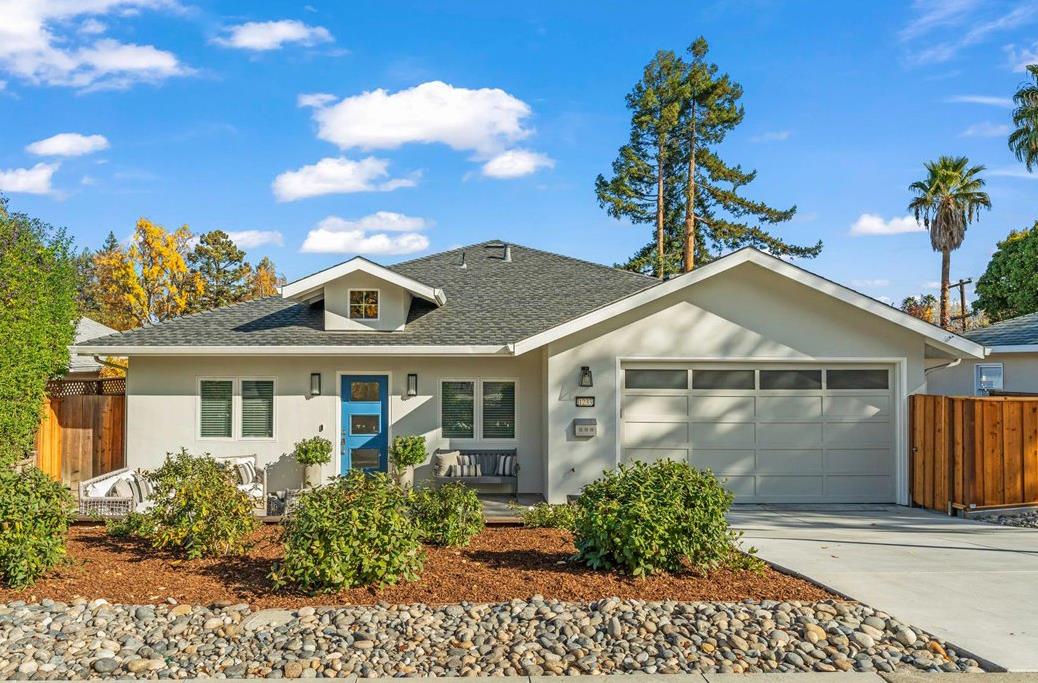 1233 Crompton Road Redwood City, CA 94061 - Photo 1 of 28 a front view of a house with a yard