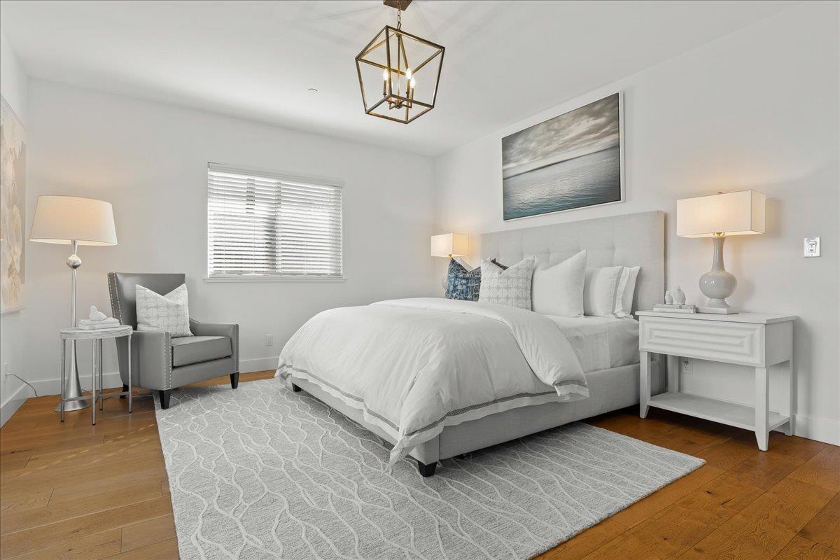 1233 Crompton Road Redwood City, CA 94061 - Photo 14 of 28 a bedroom with bed and white walls with white walls