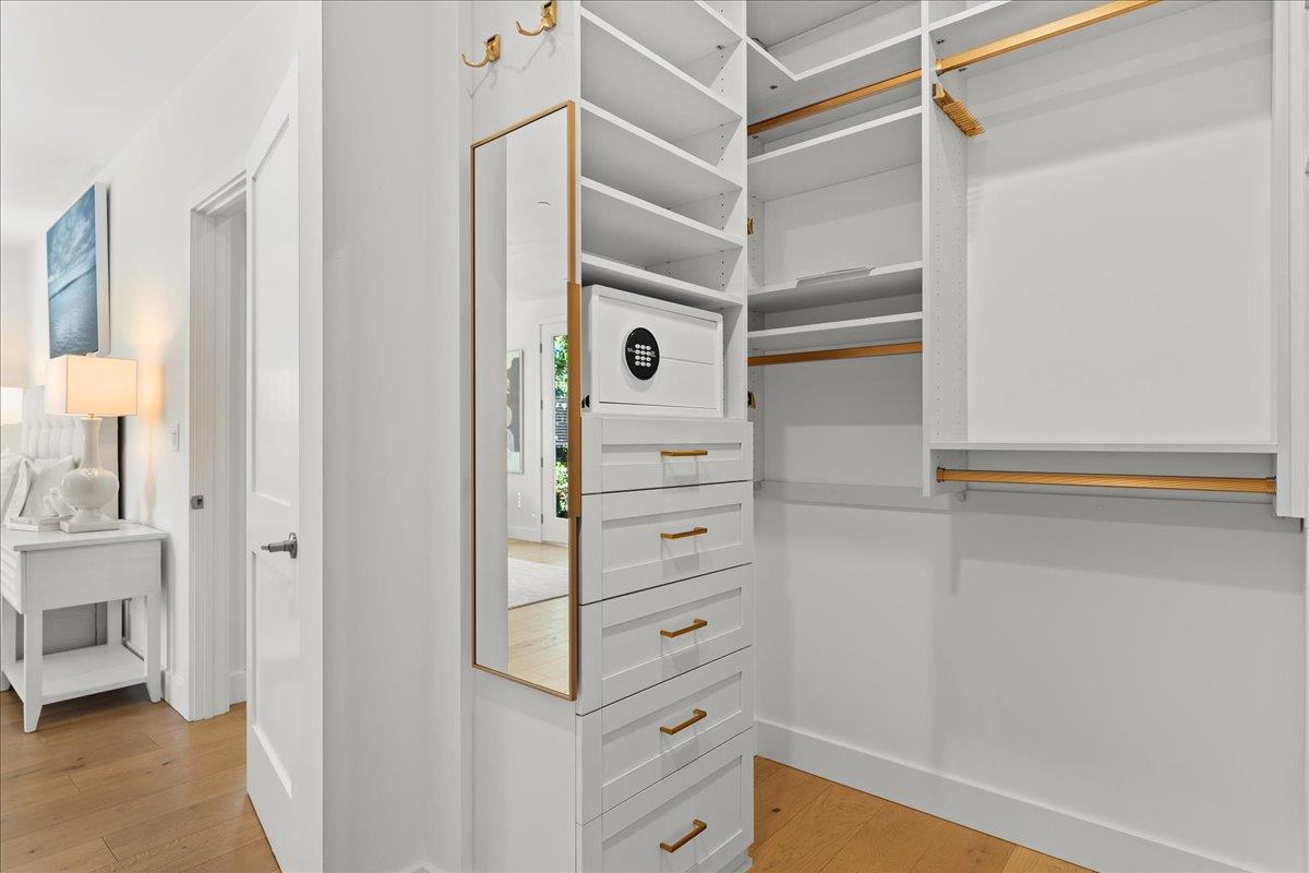 1233 Crompton Road Redwood City, CA 94061 - Photo 18 of 28 a view of walk in closet with empty racks