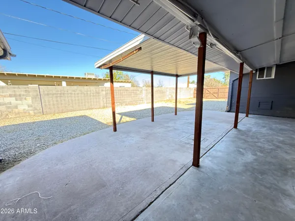 a view of an empty room with window