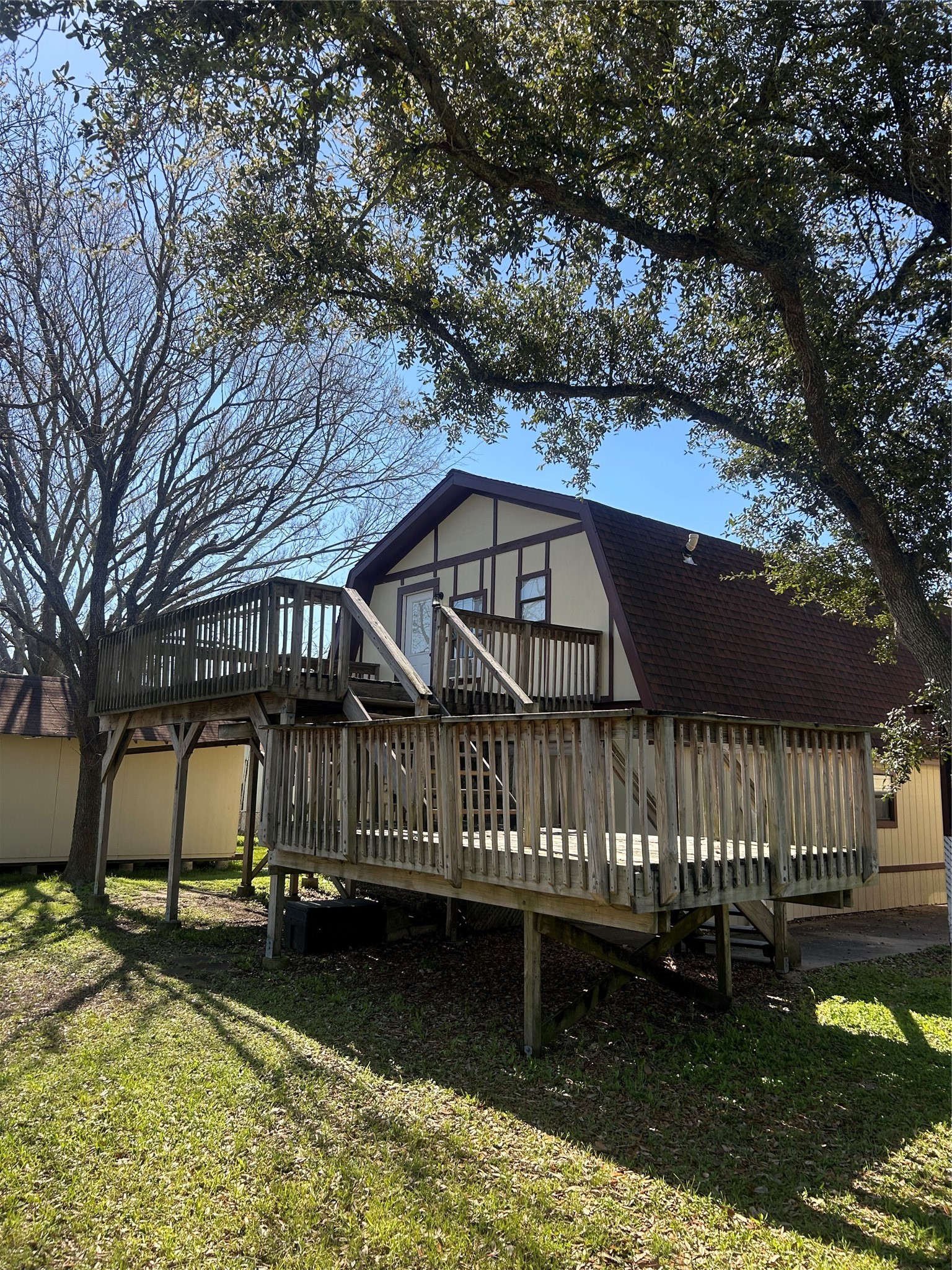 Back of the property