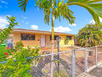 a view of a house with a patio