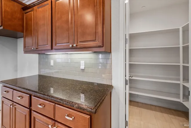 a view of a garden with pathway