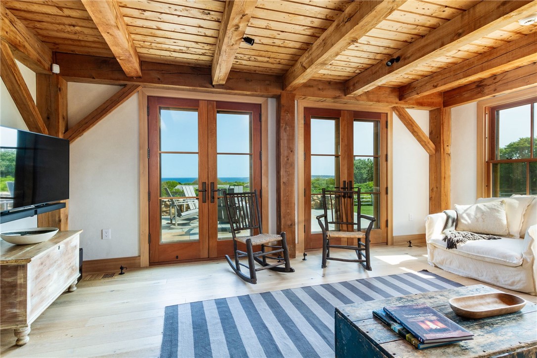 1776 Corn Neck Road Block Island, RI 02807 - Photo 22 of 49 Main House Study/TV Room - Views of the Atlantic Ocean