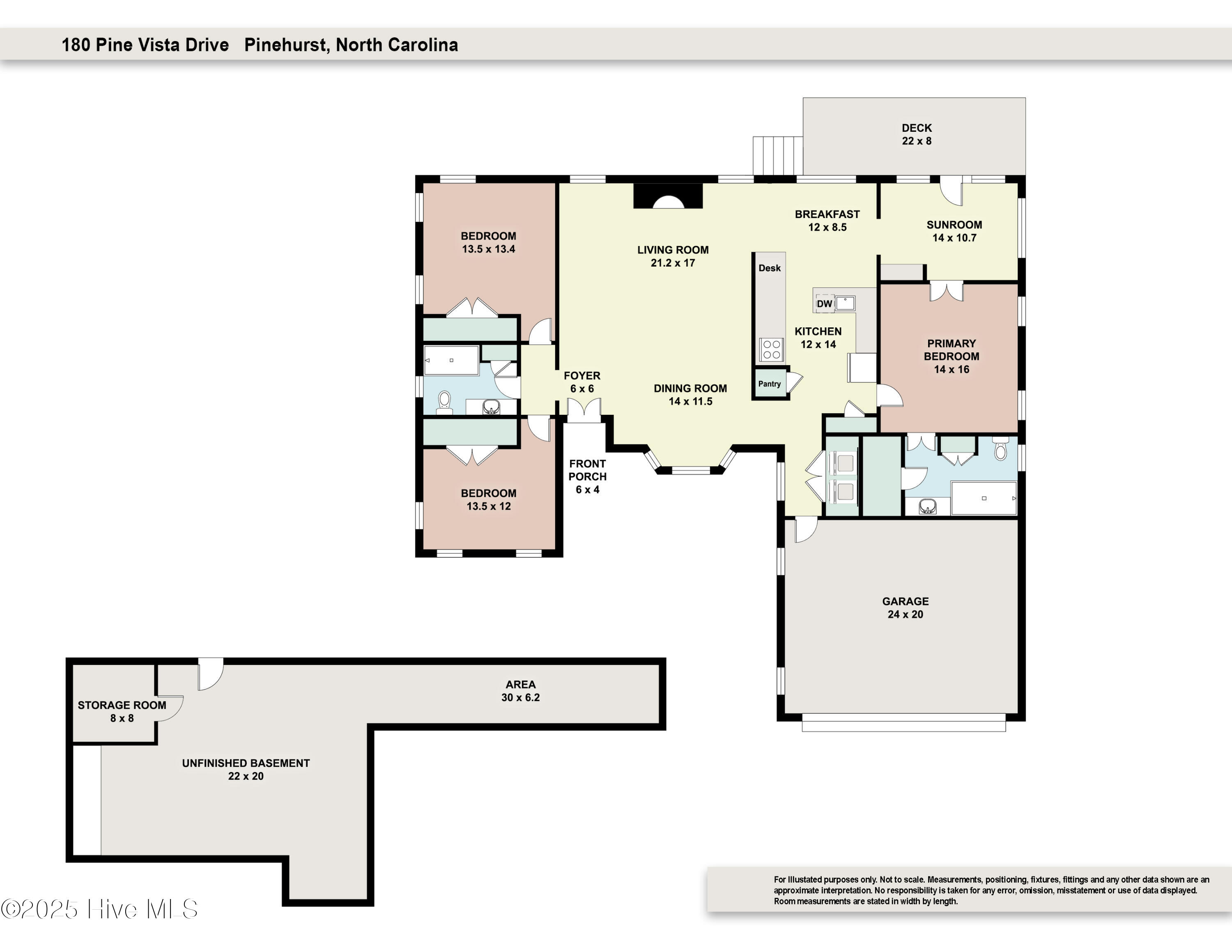 180 Pine Vista Drive Pinehurst, NC 28374 - Photo 33 of 33 180_PineVistaFloorplan