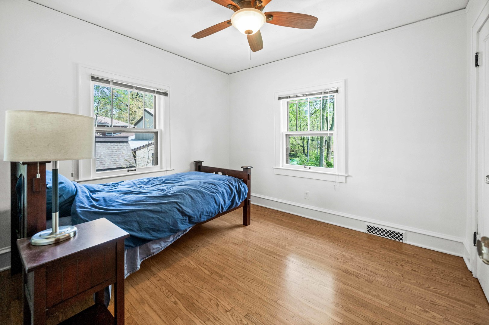 1302 Hillcrest Street Normal, IL 61761 - Photo 21 of 48 a bedroom with a bed window and a table