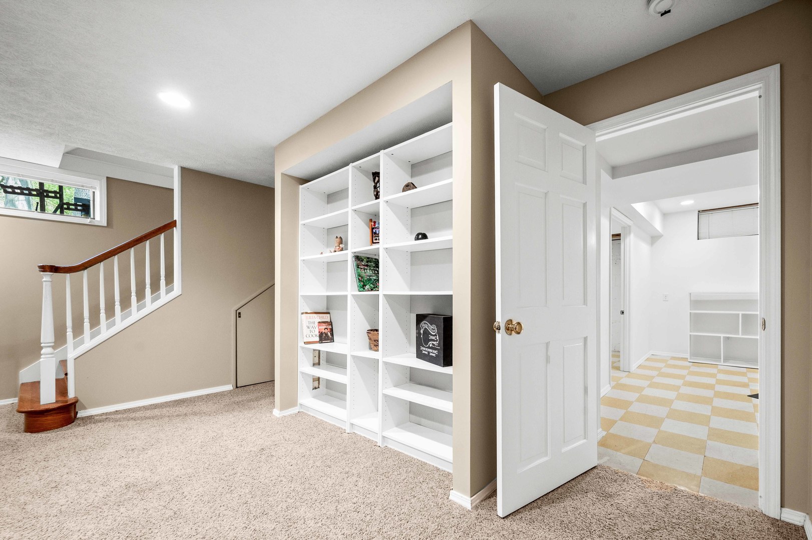1302 Hillcrest Street Normal, IL 61761 - Photo 27 of 48 a view of a hallway with staircase