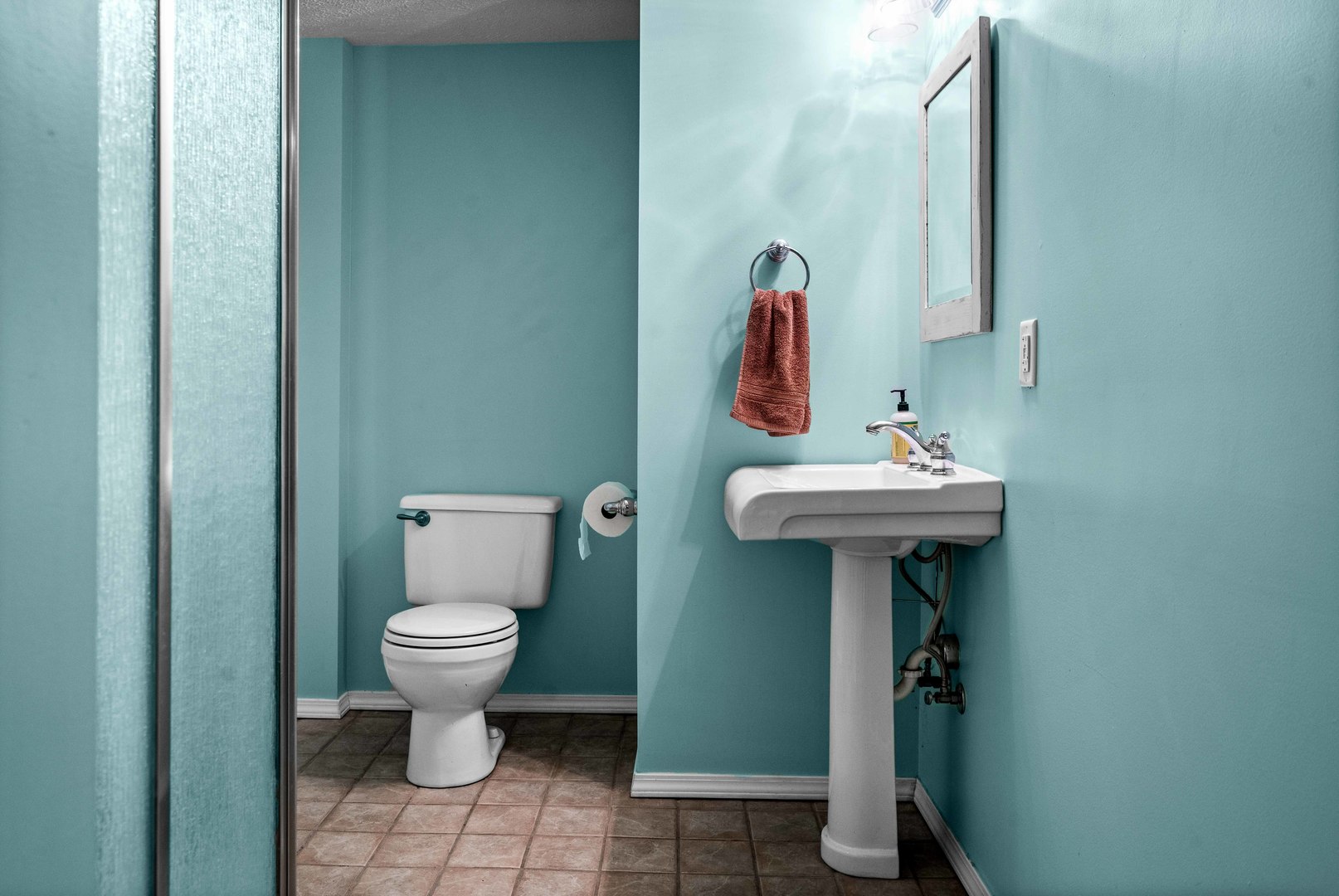 1302 Hillcrest Street Normal, IL 61761 - Photo 32 of 48 a bathroom with a sink toilet and a mirror