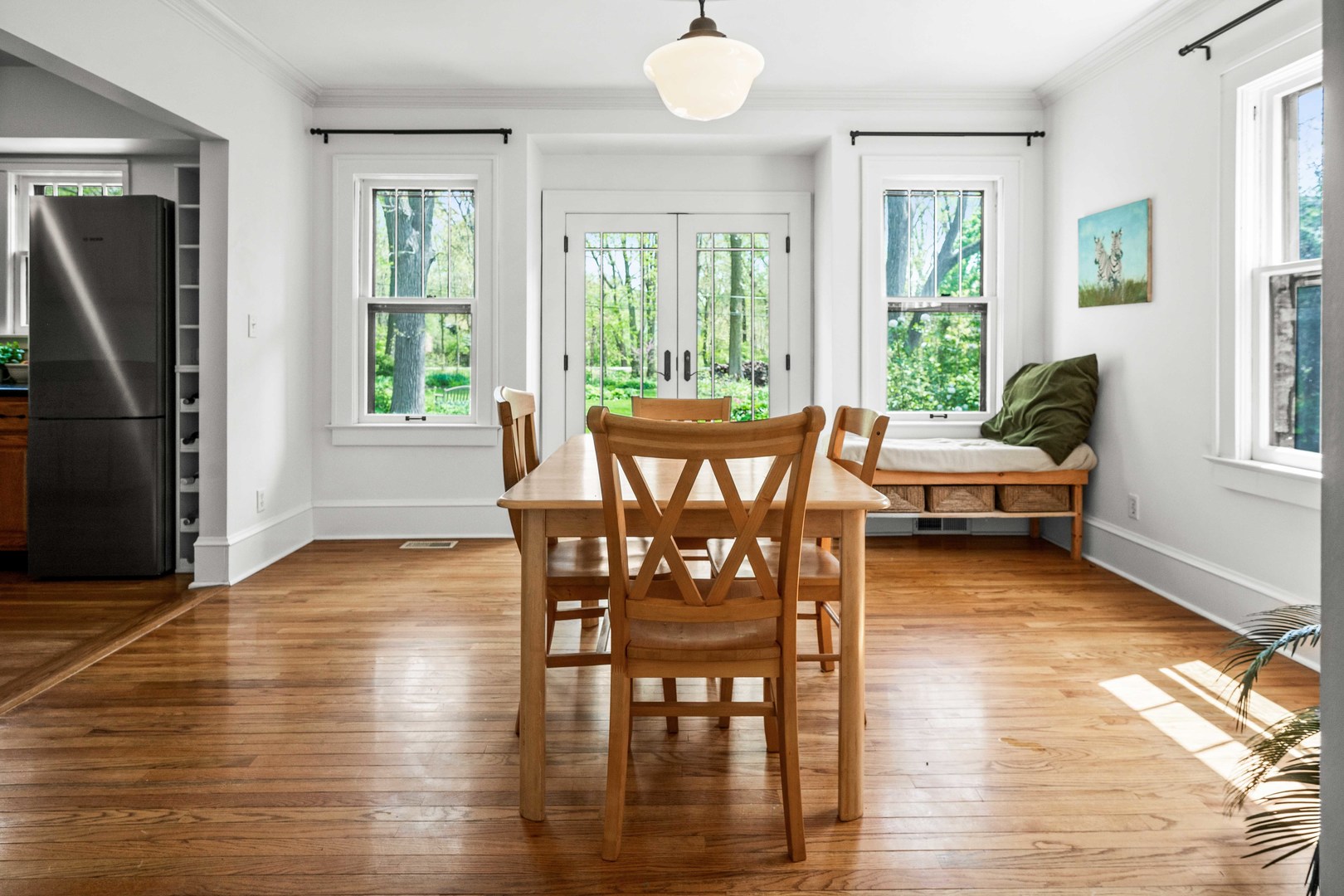 1302 Hillcrest Street Normal, IL 61761 - Photo 10 of 48 a living room with furniture and a floor to ceiling window