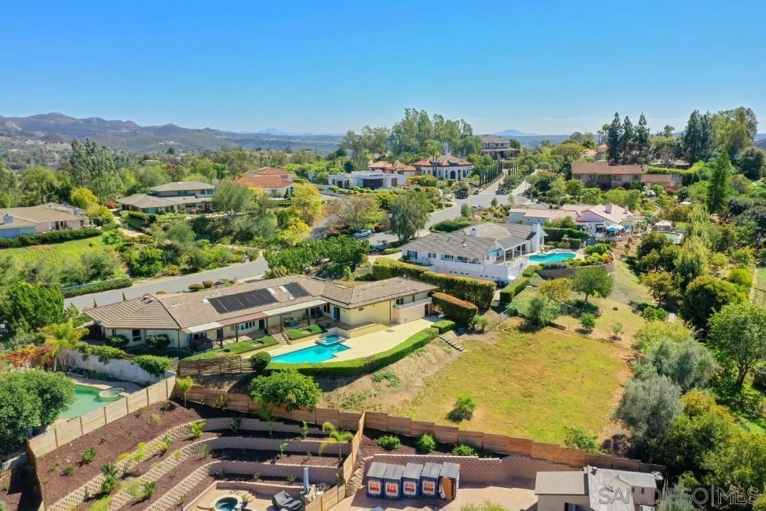 15938 Overview Road Poway, CA 92064 - Photo 11 of 72 an aerial view of residential houses with outdoor space