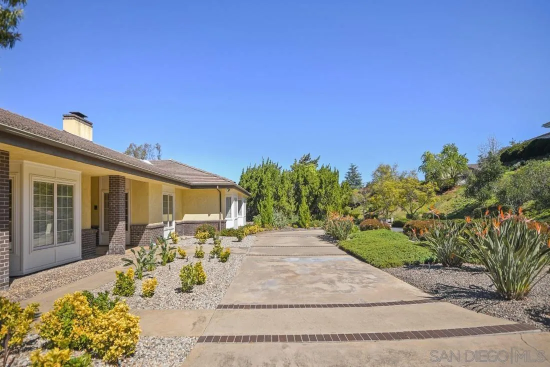 15938 Overview Road Poway, CA 92064 - Photo 22 of 72 a view of a house with patio outdoor seating