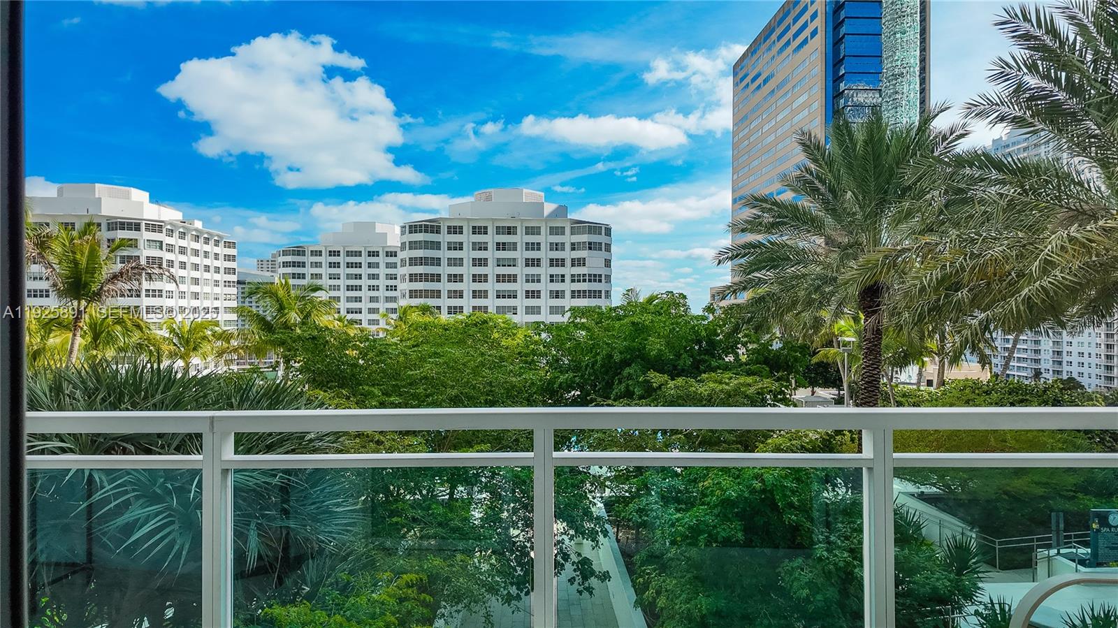 951 Brickell Avenue, Unit 1206 Miami, FL 33131 - Photo 1 of 12 a view of a balcony with an outdoor space