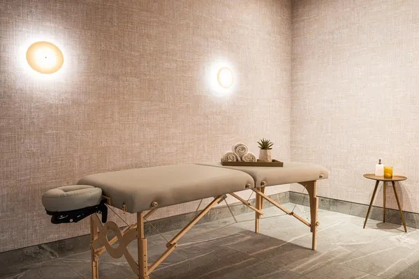 a view of a workspace with furniture