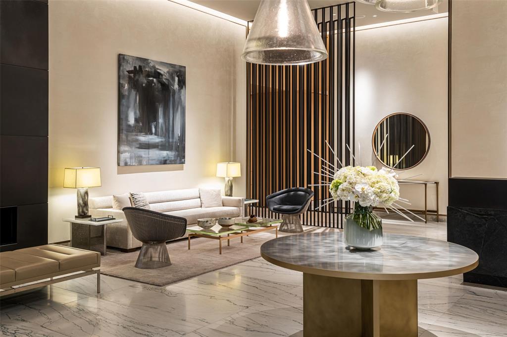 1747 Leonard Street, Unit 2601 Dallas, TX 75201 - Photo 33 of 33 a dining room with furniture and wooden floor