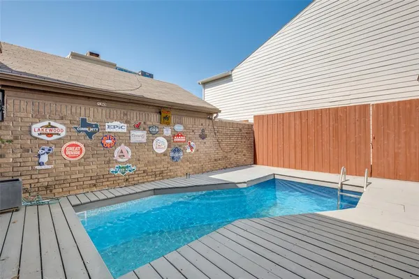 a view of a house with roof deck