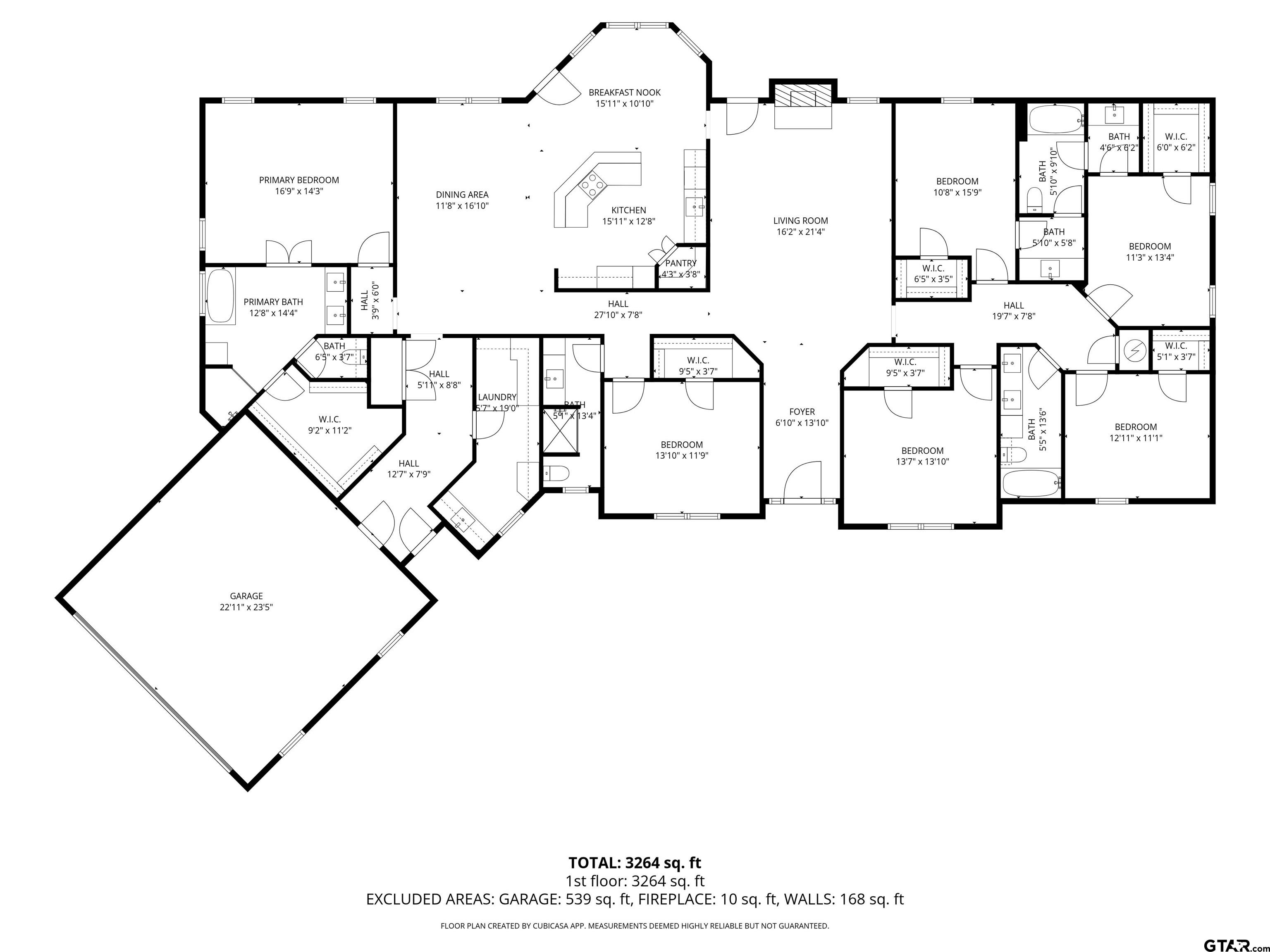7589 Weeping Willow Road Big Sandy, TX 75755 - Photo 23 of 48 a picture of a floor plan