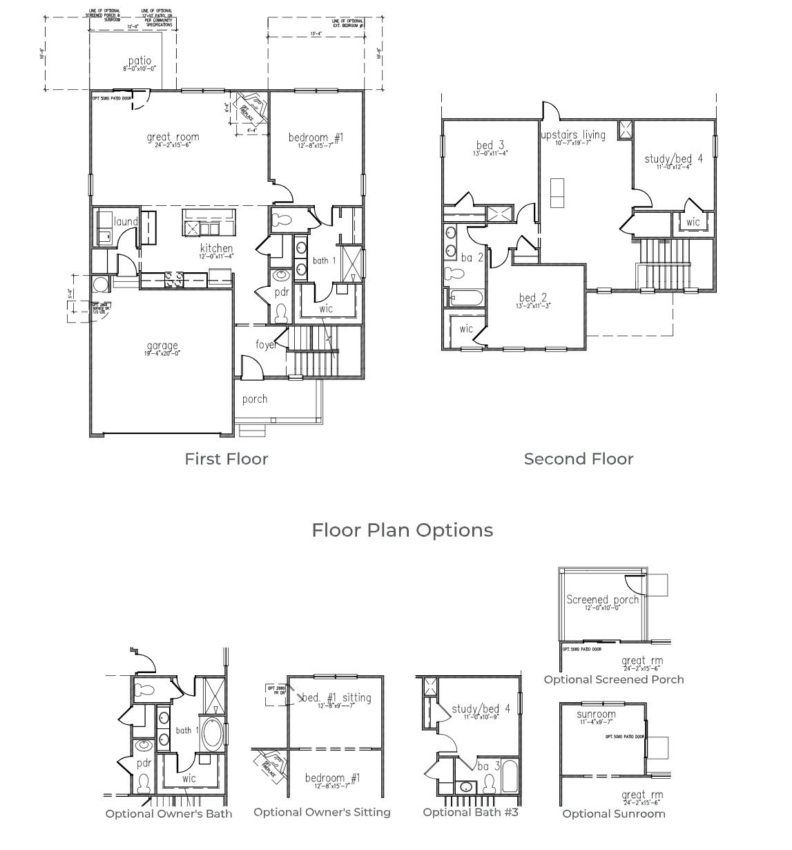 309 Cypress Branch Road Huger, SC 29450 - Photo 36 of 36 Belfort Floorplan