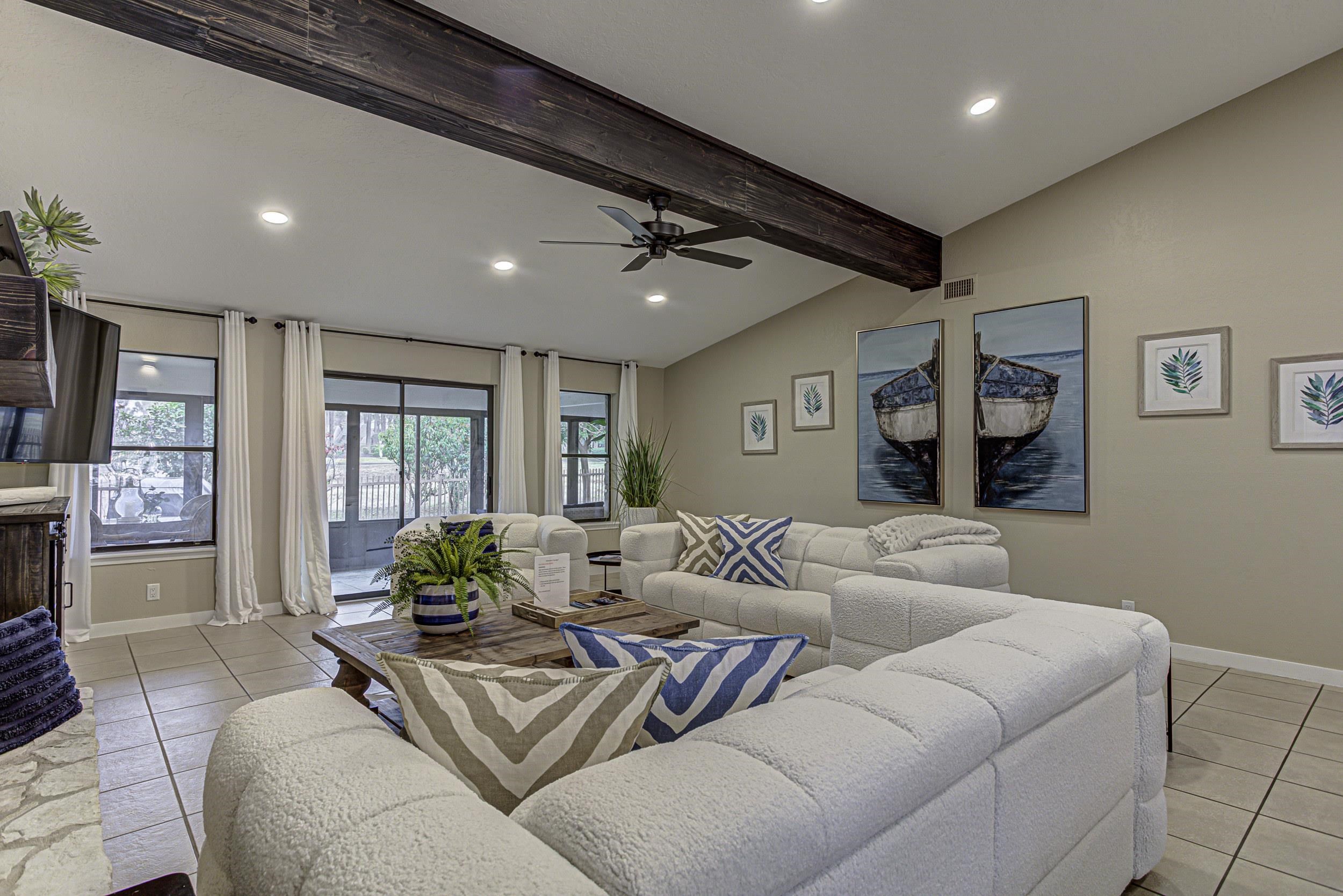 103 Oasis, Unit A Horseshoe Bay, TX 78657 - Photo 7 of 30 a living room with furniture and window