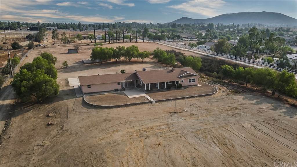 17301 Santa Rosa Mine Road Perris, CA 92570 - Photo 3 of 42 Aerial view of the front of the house