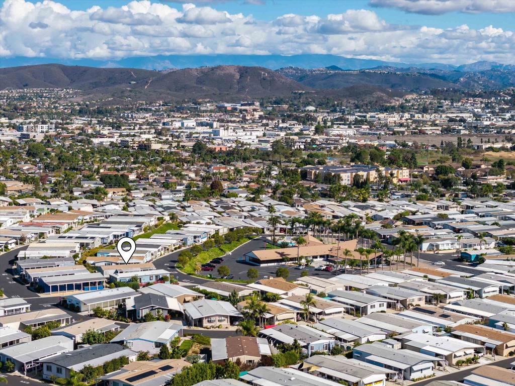 650 South Rancho Santa Fe Road, Unit 256 San Marcos, CA 92078 - Photo 44 of 60 an aerial view of residential houses with city view