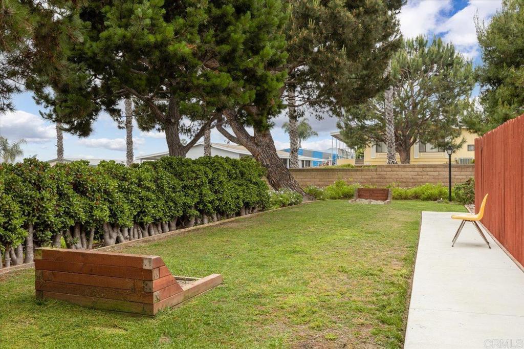650 South Rancho Santa Fe Road, Unit 256 San Marcos, CA 92078 - Photo 50 of 60 a view of yard with an outdoor seating
