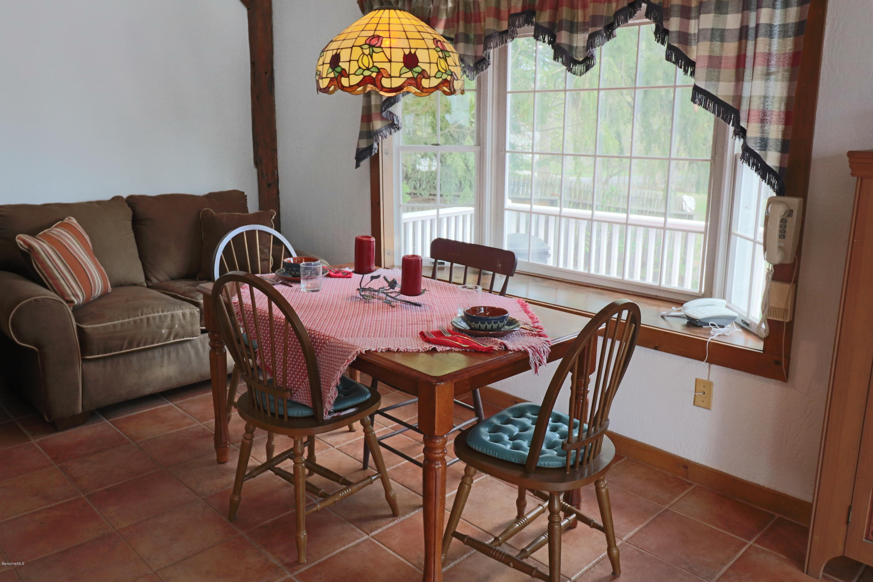22 Summit Road Richmond, MA 01254 - Photo 27 of 52 a view of a dining room with furniture window and outside view