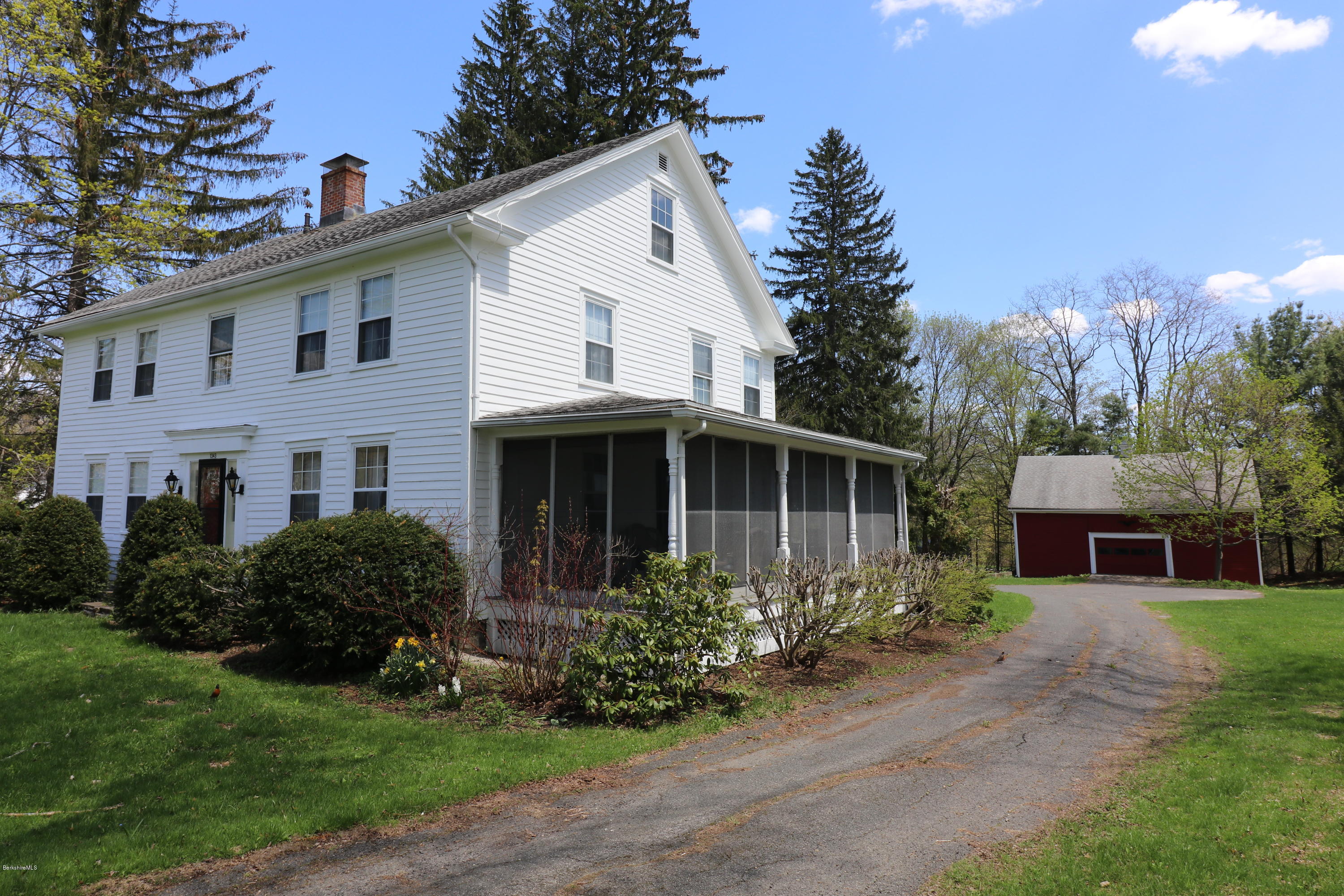 22 Summit Road Richmond, MA 01254 - Photo 7 of 52 a front view of a house with garden