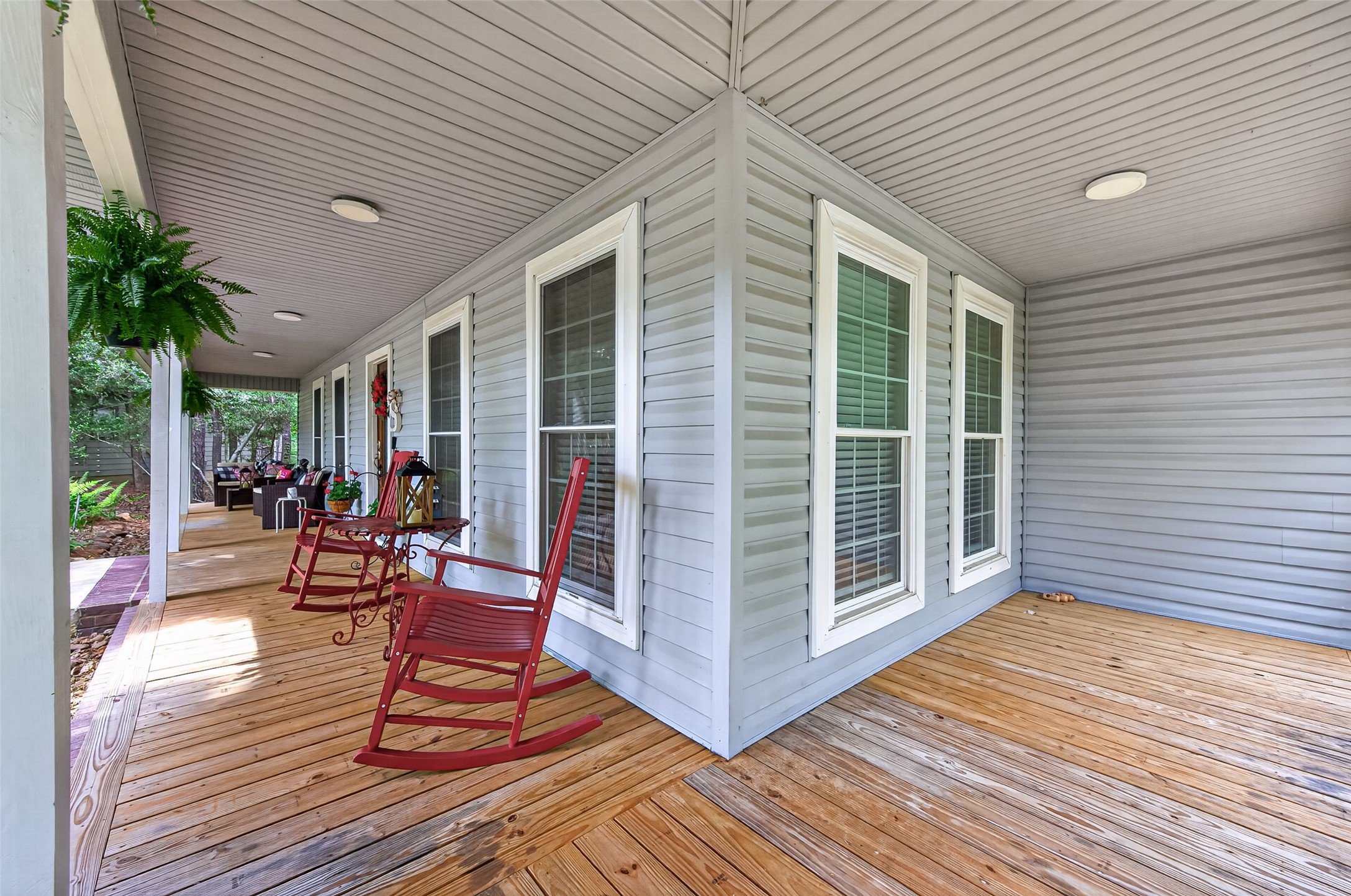 130 North Fairway Loop Coldspring, TX 77331 - Photo 7 of 49 Another view of the front porch