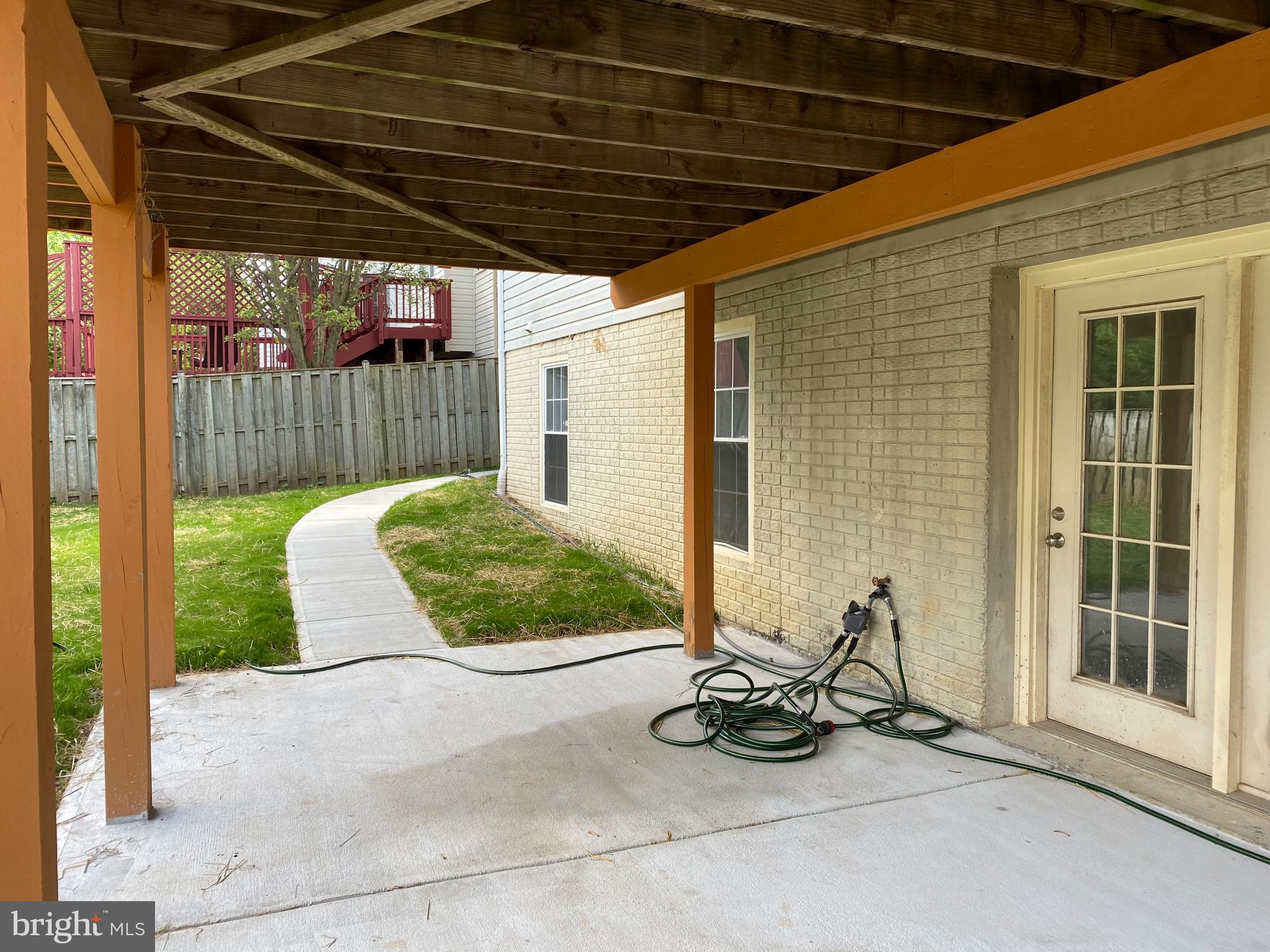 6311 Willowfield Way Springfield, VA 22150 - Photo 8 of 77 Closer view of NEW patio