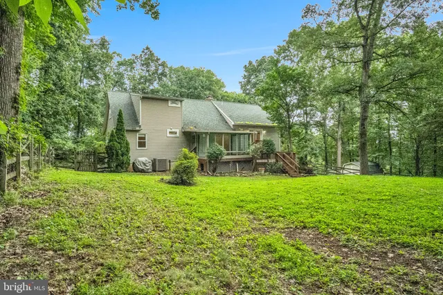 a view of a porch with a door