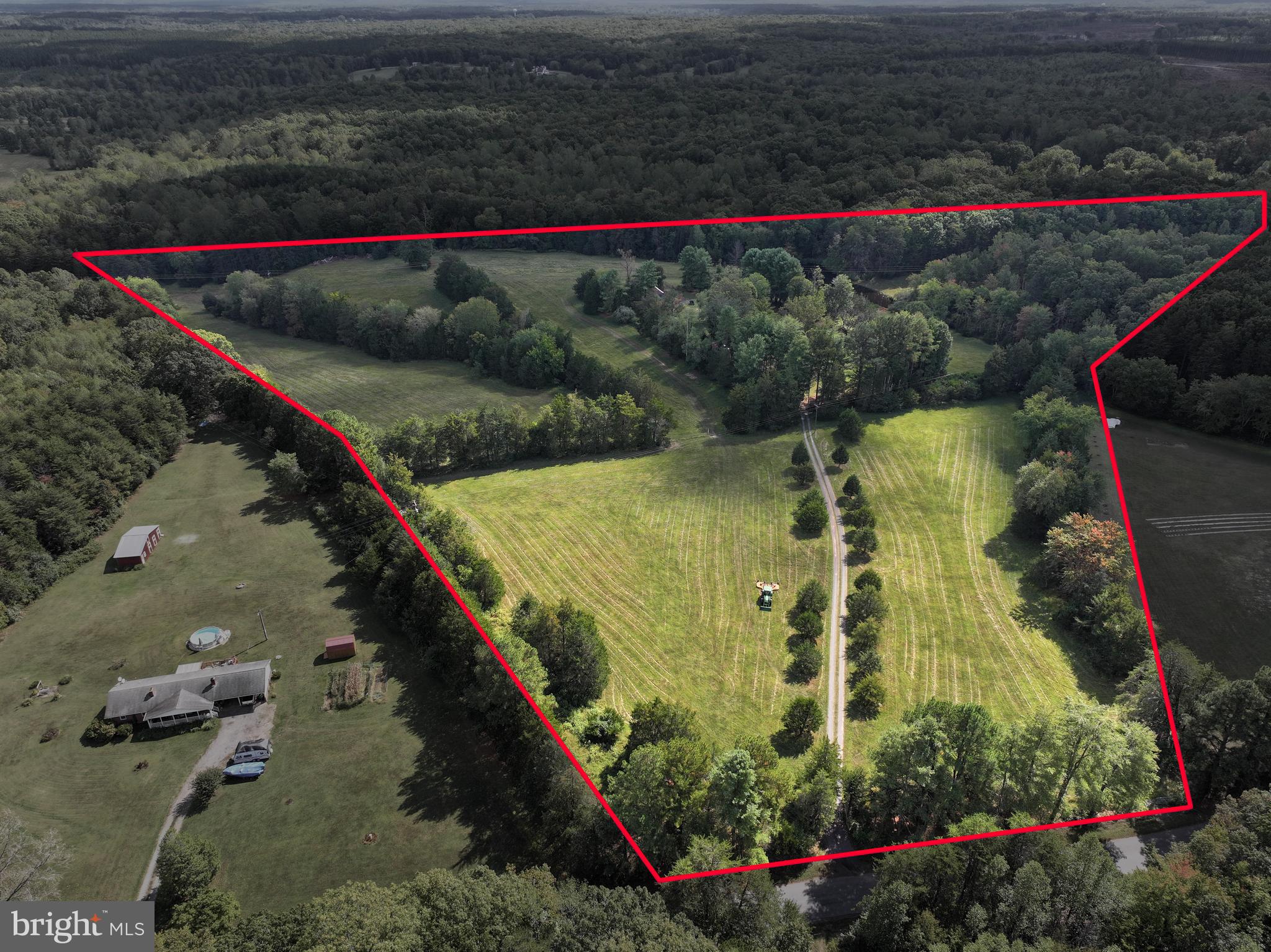 31934 Indiantown Road Locust Grove, VA 22508 - Photo 3 of 60 Aerial View of property line from Indiantown Rd
