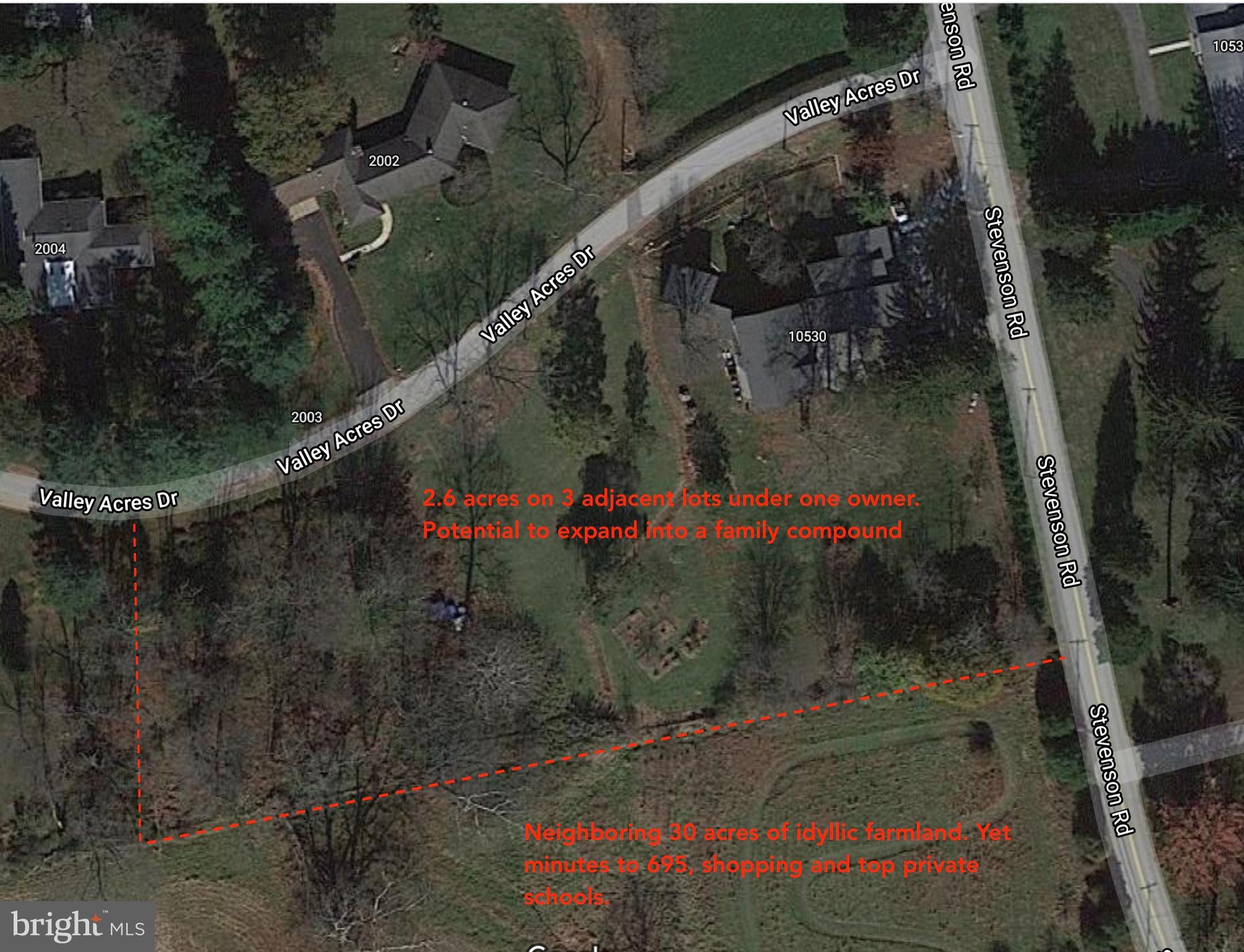 10530 Stevenson Road Stevenson, MD 21153 - Photo 95 of 98 2.6 acres with fences on two sides.