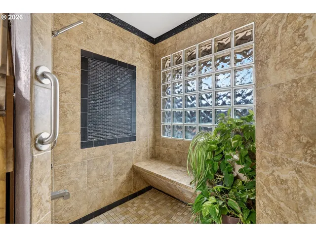 a bed room with a bed and a couch