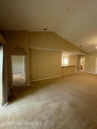 a view of empty room