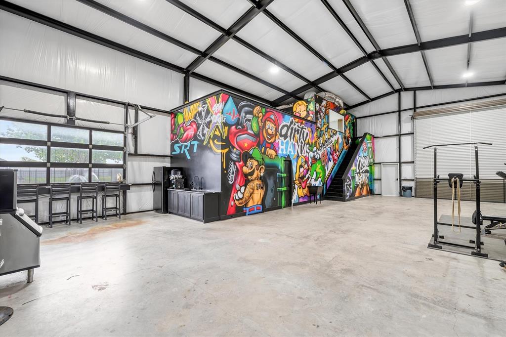 9346 Homestead Lane Forney, TX 75126 - Photo 25 of 39 Custom built 60 X 50 X 25 foot high Mueller I Beam barndo/shop -- 220/240 volt outlet already installed and accessible