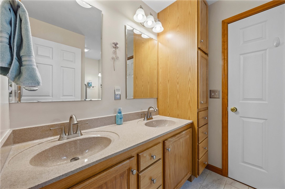 3118 Lake To Lake Road Gorham, NY 14561 - Photo 18 of 41 Plenty of storage in the primary bathroom