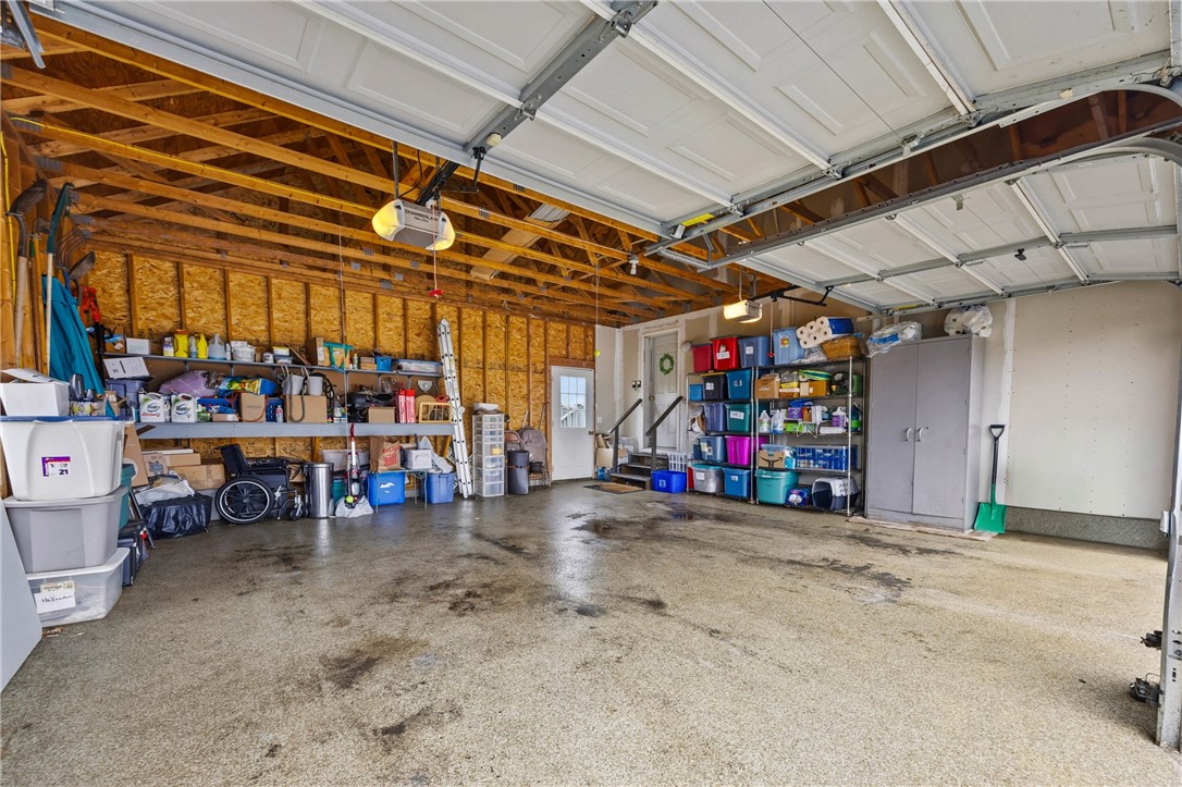 3118 Lake To Lake Road Gorham, NY 14561 - Photo 33 of 41 Garage with epoxy floors and space for storage