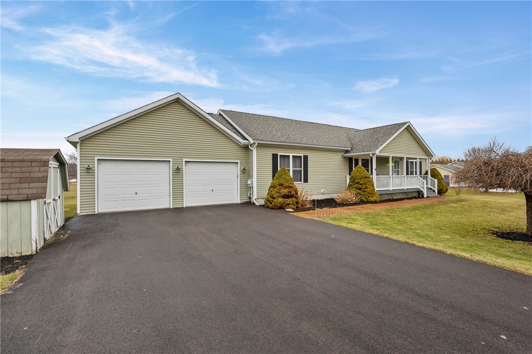 3118 Lake To Lake Road Gorham, NY 14561 - Photo 36 of 41 Blacktop driveway with turn around