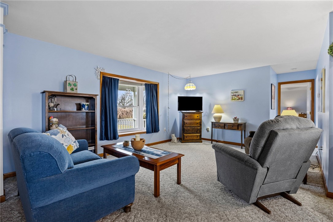 3118 Lake To Lake Road Gorham, NY 14561 - Photo 5 of 41 Bright and airy living room with nice bay style wi