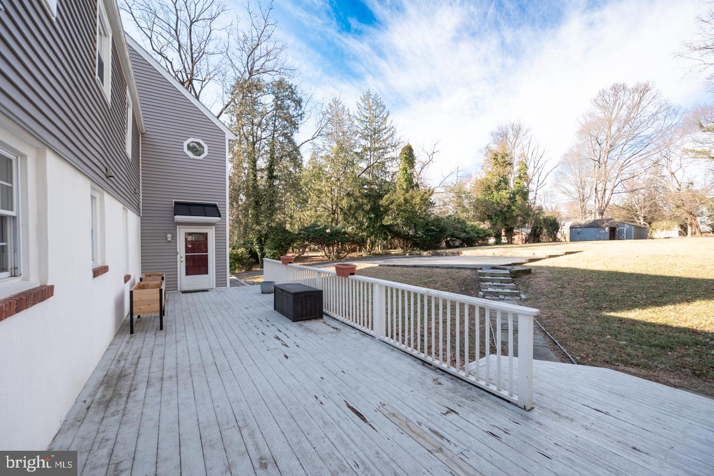 470 Farnum Road Media, PA 19063 - Photo 23 of 66 a view of a terrace with a bench