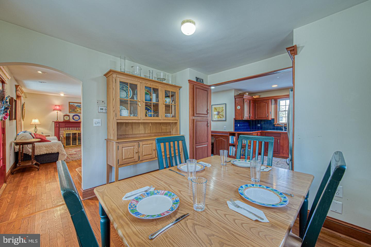 470 Farnum Road Media, PA 19063 - Photo 27 of 66 a view of a dining room with furniture a rug and wooden floor
