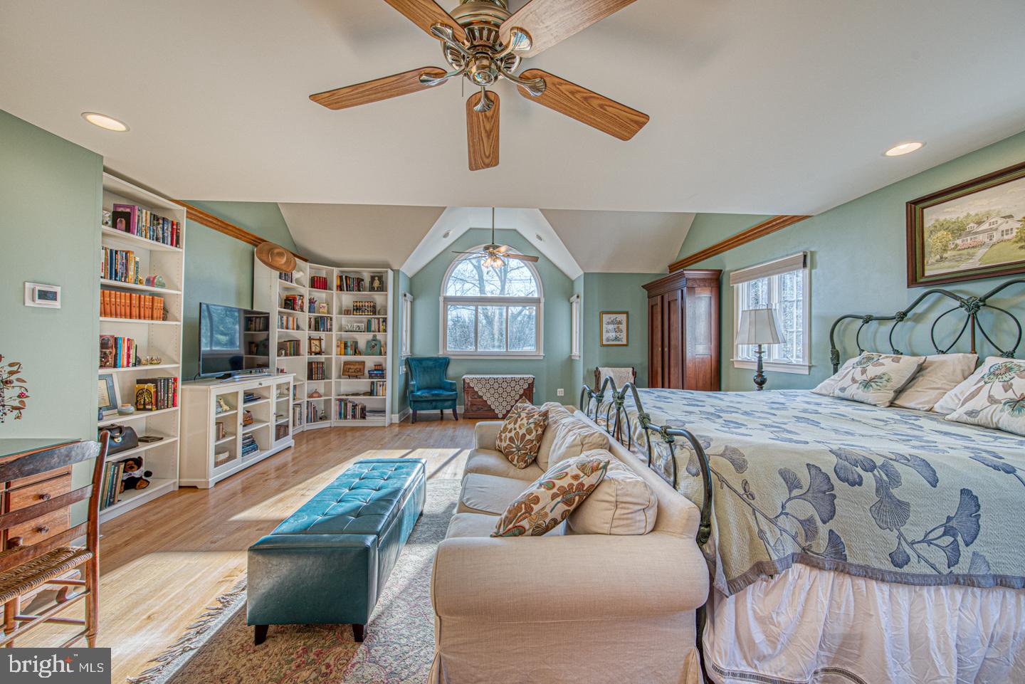 470 Farnum Road Media, PA 19063 - Photo 42 of 66 a bedroom with furniture and a large window